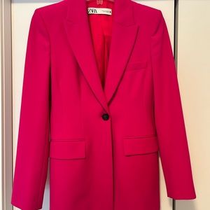 Hot Pink Tailored Blazer